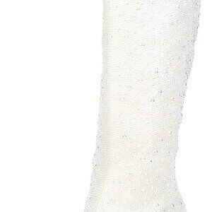 Women's Rhinestone Ankle Boots Synthetic 9 Inch Block Heel Party Wedding